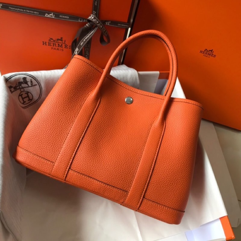 Orange Garden Party Replica Hermès Handbags for Women
